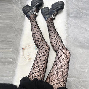 بيع بالجملة أوروبا/الولايات المتحدة الأمريكية سراويل سوداء عبر الحدود من الشركة المصنعة لباس ضيق مثير للصيف الحار سراويل طويلة مجوفة رقيقة صلبة - Product Image 6