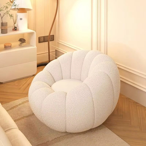 Sillón Reclinable Individual 2026, Silla Tipo Huevo, para Sala de Estar o Dormitorio, Estilo Crema, Sofá Pequeño, Silla de Ocio Tipo Pingüino - Product Image 4