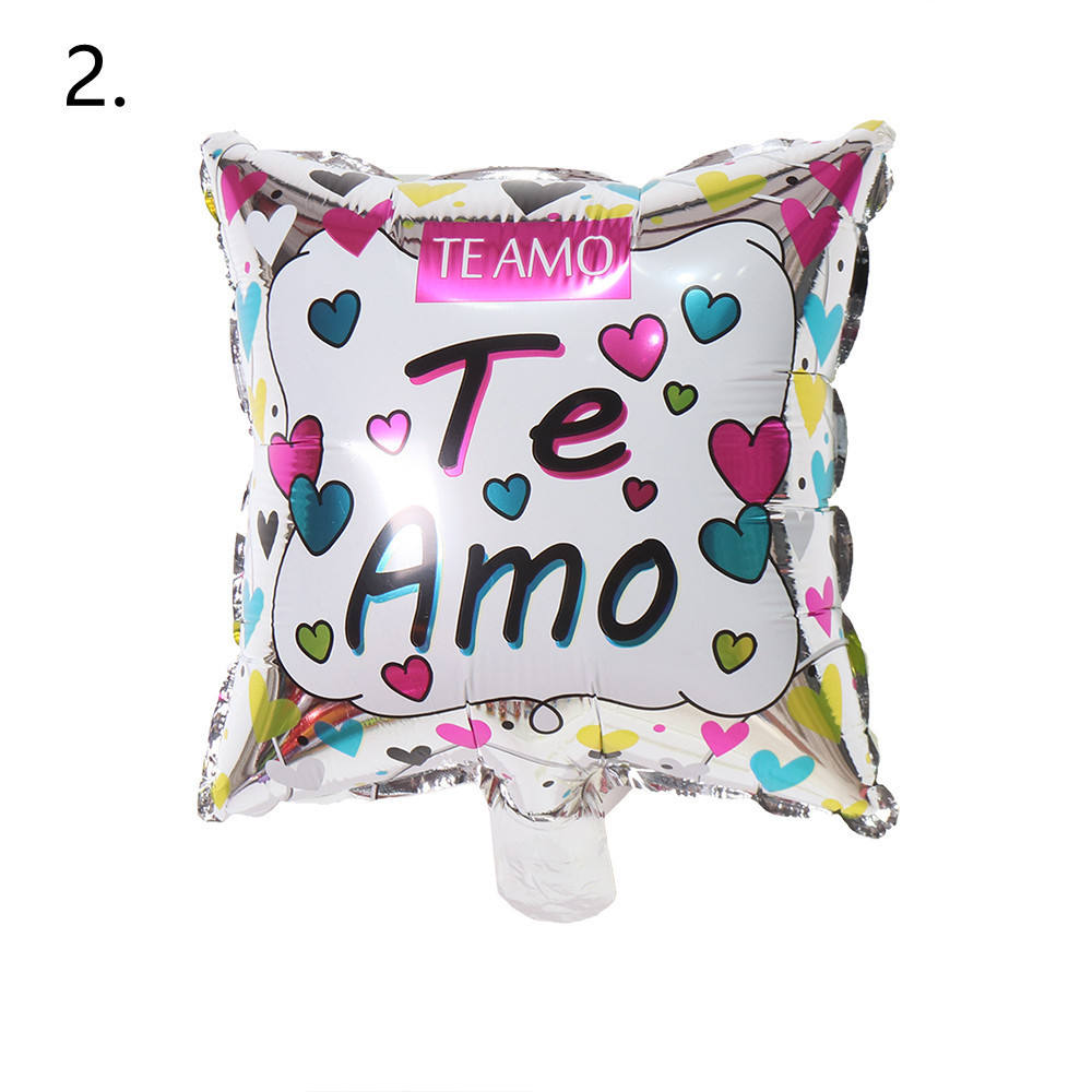 Cuadrado español de 10 pulgadas para el Día de San Valentín 2