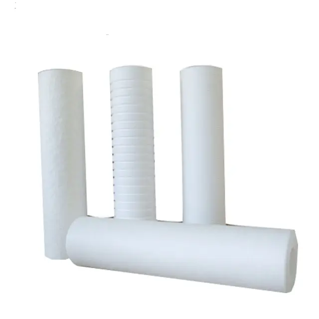 5 Micron Sediment Water 10'' PP Spun Filter Cartridge Electronic Industrial Water Purifier Polypropylene Material