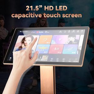 Lecteur multimédia KV-V5 avec microphone à réverbération, écran tactile capacitif de 22 pouces, stockage sur disque dur de 1 To, Android, métal - Product Image 3
