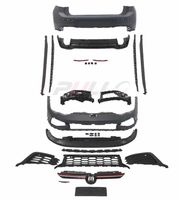 Convient pour Volkswagen Golf 8 GTI clubsport, le kit de carrosserie comprend un assemblage de pare-chocs avant et arrière avec des jupes latérales et un diffuseur arrière