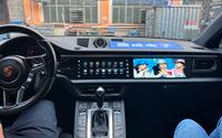 Macan Dual Grand Écran Android Apple CarPlay GPS Radio Lecteur Multimédia pour Voiture Amélioration de l'Intérieur de la Voiture Divertissement Intégré