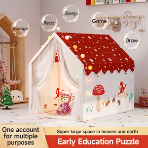 Nouvelle conception, grande tente de jeu pour enfants, tente de jeu fonctionnelle pour l'intérieur et l'<span class=keywords><strong>extérieur</strong></span>, pour garçons et filles - Product Image 4