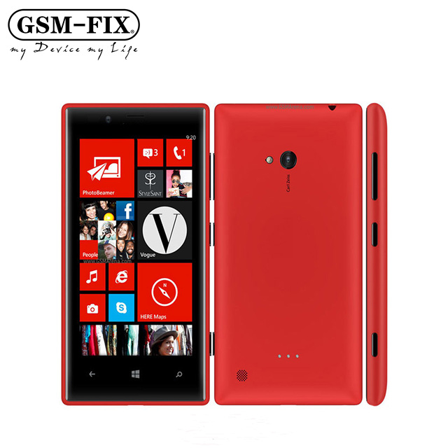 GSM-FIX Lumia 720 Factory Unlocked Original Bar Super Cheap Smart Touchscreen Mobile Cell Phone Smartphone
