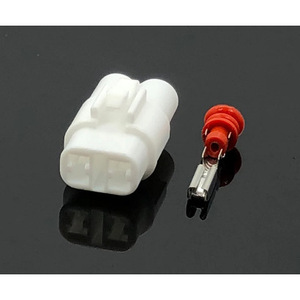 Connecteur étanche blanc pour voiture et moto, 2 positions, mâle/femelle, IP20, en plastique, pour usage automobile - Product Image 3