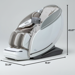 Fauteuil de massage complet, zéro gravité, massage Shiatsu, inclinable, avec contrôle de la chaleur des épaules, du dos et des jambes, rouleau pour les pieds, Bluetooth - Product Image 1
