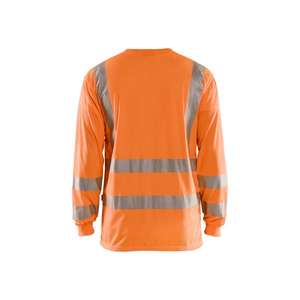 BLAKLADER - 3385101353004XL Camiseta de manga larga UV Hi-Vis Naranja-EAN 7330509523995 ROPA DE TRABAJO DE LA HI-VIS - Product Image 2