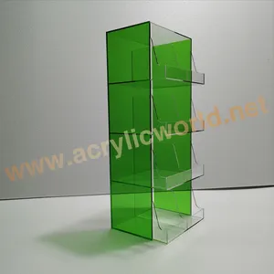 Customized acrylic cellphone accessories display stand USB cellphone accessories display shelf phone charger display