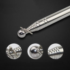 Mástil telescópico de acero inoxidable para viajes al aire libre, portátil, retráctil, para deportes de alta calidad, venta al por mayor - Product Image 3