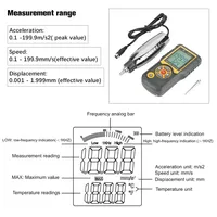 Mechanical / Building Vibrometer Tester Analyzer Cheap Handheld Digital Vibration Meter Portable