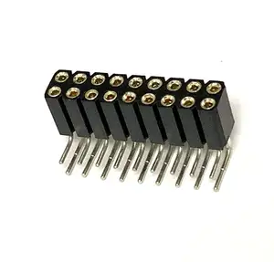 2.54mm işlenmiş dişi başlık H7.0mm 2x9pin dişi başlık