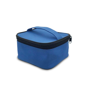 Sac médical pour tensiomètre, 13,5x13,5x7 cm, étui de rangement protecteur en tissu, bleu saphir - Product Image 4