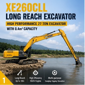 Excavadora de Largo Alcance de 27 Toneladas XE260CLL para Minería, Dragado y Demolición - Product Image 6