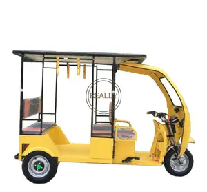 2022 High Quality Tuk Tuk Electric Tricycle Passenger Mini Car Adult Rickshaw with Good Price Fashion Design Mobile Cart