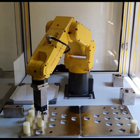 Bras robotique compact FANUC ER-4iA sans clôture, contrôleur FANUC R-30iB Mate Plus, pack CERT pour la manutention, l'éducation et la formation