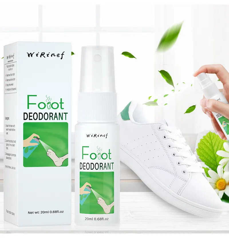 Fuß Deodorant Spray Anti Cracking Bakterien entfernen Eigenartiger Geruch Fuß Natürliches Deodorant Fuß spray Großhandel Schuh Deodorant