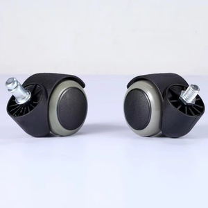 Swivel Furniture <b>Caster</b> With Threaded Stem Polyurethane <b>Wheel</b> Plain Bearing Durable Modern Design Without Brake - Product Image 5