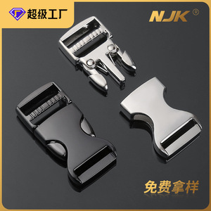 Jiuyuan Metal Buckle 20mm Zinc Alloy Adjustable <b>Pet</b> <b>Leash</b> Webbing Buckle Solid Color Spring 2022 - Product Image 5