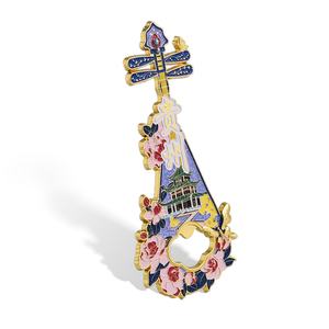 Imán de Refrigerador de Esmalte Suave con Diseño Único, Recuerdo Personalizado de Lugares Turísticos Tradicionales Chinos - Product Image 6