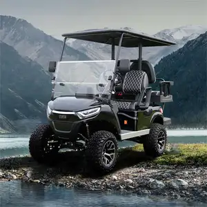 Nâng Xe golf 6 chỗ với xe điện săn Golf chạy bằng điện thích hợp cho xe tham quan