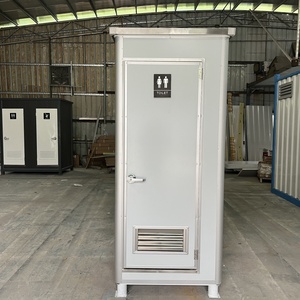 Usine directe faible coût d'expédition extérieur Mobile salle de bain Portalet Portable Camping plastique toilette vente panneau sandwich matériel - Product Image 6