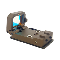 Prix usine Mini optique point rouge portée de vue pliable holographique vue de chasse vue réflexe