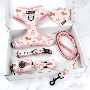 Conjunto de Arnés y Correa para Perro con Diseño Personalizado, Arnés Antitirones para Perro, Correa para Mascotas, Arnés Premium para Perro de Fábrica OEM - Product Image 1