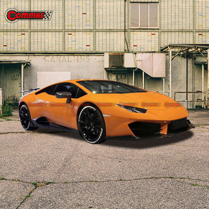 Dry Carbon Fiber Vors Style Front Bumper Lip for Lamborghini Huracan LP580 Front Bumper Spoiler Lip Replacement Parts - Product Image 3