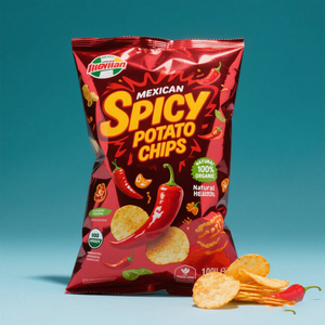 Tùy chỉnh in thực phẩm lớp nhôm lá trở lại con dấu khoai tây chiên Túi Mylar cho Snack bao bì thực phẩm căng phồng - Product Image 5