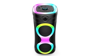 مكبر صوت محمول مزدوج بحجم 4 بوصات مع عربة للحفلات والفعاليات الخارجية - Product Image 3
