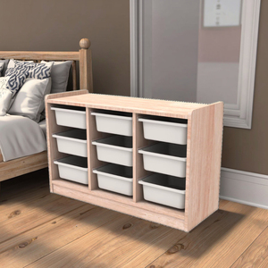 Montessori trẻ em NỘI THẤT PHÒNG NGỦ Tủ lưu trữ đồ chơi tổ chức Lưu trữ trẻ em kệ giá libreria gỗ hiện đại - Product Image 4