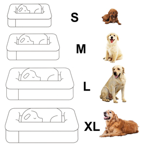 Ortopedik hafızalı köpük köpek yatağı-su geçirmez dayanıklı çıkarılabilir kapak <span class=keywords><strong>Vet</strong></span>-ağrı kesici için tavsiye edilen terapötik eklem bakım yatakları - Product Image 3