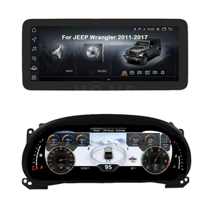 Pantalla Android 13 Carplay LCD con Velocímetro para <span class=keywords><strong>Jeep</strong></span> <span class=keywords><strong>Wrangler</strong></span> 3 JK <span class=keywords><strong>2011</strong></span> - 2017 Panel de Instrumentos Digital Cabina Virtual - Product Image 1