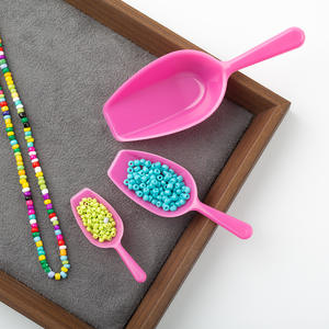 Mini Pala Pequeña, Herramientas para Pasteles, Pala de Plástico para Guardar Cuentas, Pala para Joyería, Cuchara de Plástico para Cuentas, Herramientas para Manualidades - Product Image 1