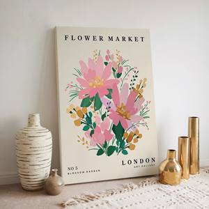 Fleurs de plantes Poster Core, <span class=keywords><strong>chambre</strong></span>, salon et hall d'entrée Peinture avec cadre intérieur en bois de pin. Service OEM/ODM - Product Image 3