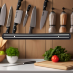 Portacoltelli magnetico nero da 36 pollici, supporto da parete per riporre gli utensili da cucina - Product Image 3