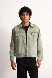 Chaqueta Vaquera para Hombre, Estilo Casual y Moderno, con Mangas Largas, para Uso en Exteriores, Estilo Urbano, en Venta - Product Image 3