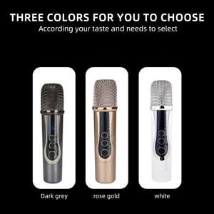 Microphone récepteur portable extérieur sans fil 3.5mm bon son microphone universel en métal pour la maison ktv enfants chantant - Product Image 4