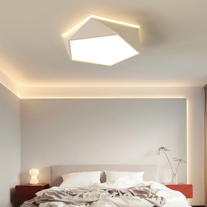 Lámpara Colgante Cuadrada Moderna de Madera con Acabado Dorado, LED 6000K Luz Diurna de Espectro Completo, CRI 90, Garantía de 3 Años, Regulable, para Sala de Estar - Product Image 1