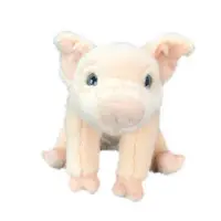 Cerdo de peluche de juguete de simulación para niños, almohada de cerdo adorable de dibujos animados, juguete para dormir de varios tamaños, regalo de cumpleaños de Navidad