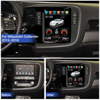 STWEI pour Tesla Écran Android 13 Autoradio pour Mitsubishi Outlander 2012-2018 CarPlay sans fil 4G DSP Lecteur multimédia vidéo