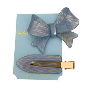 Sayoung Oem/Odm Vente en gros Logo personnalisé Coiffure Usage quotidien Salon Maquillage Pelle Forme d'arc Pinces à <span class=keywords><strong>cheveux</strong></span> sans courbure - Product Image 6