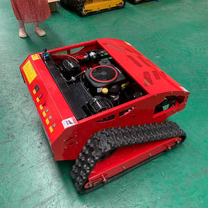 Désherbage de pelouse de verger <span class=keywords><strong>tondeuse</strong></span> à gazon télécommandée tout-terrain désherbage de verger automoteur sur chenilles - Product Image 6