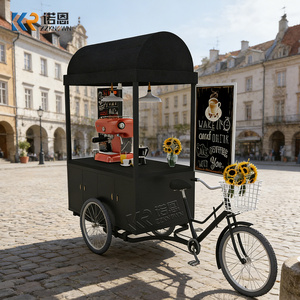 Carrito de Helados para Bicicleta, Triciclo Eléctrico para Helados con Congelador, Carrito de Helados Móvil con Congelador - Product Image 4