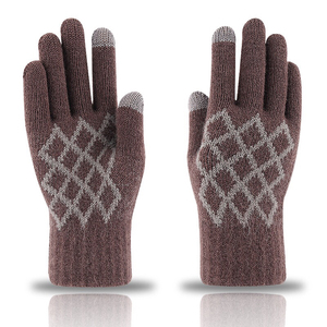 Gants magiques <span class=keywords><strong>d</strong></span>'<span class=keywords><strong>hiver</strong></span> pour hommes avec logo personnalisable, mitaines chaudes et antidérapantes en acrylique pour le cyclisme et les activités de plein air - Product Image 6