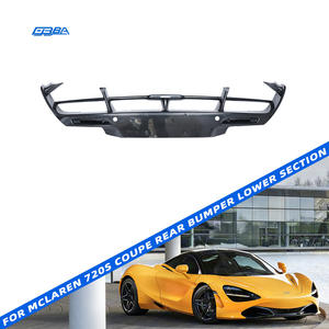 Pièces automobiles de haute qualité, section inférieure du pare-chocs arrière noir pour McLaren 720S Coupé 2017-2019 14A2697CP - Product Image 1