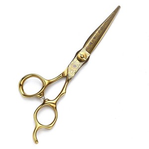 Professional 6-Inch Gold Hairdressing Scissors Set Thinning Shears For Barbershops - Product Image 4