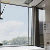 Fenêtres à battants Wazzor, nouveau design, villa minimaliste, structure innovante de micro-ventilation, système d'images
