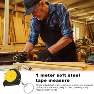 Khuyến mãi tùy chỉnh Mini <span class=keywords><strong>Tape</strong></span> đo Keychain xách tay 1m Băng biện pháp quảng cáo quà tặng với biểu tượng tùy chỉnh - Product Image 6